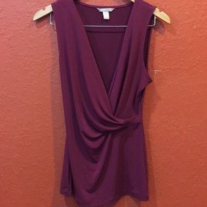 Beautiful deep v-neck Banana Republic Top